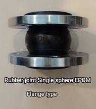 Flexible Rubber Joint EPDM Flange Ends (Single) 1.1/2"-8" ท่ออ่อนยาง แบบลอนเดี่ยว หน้าแปลนเหล็ก