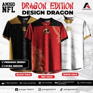 AMIGO NFL Sublimation Microfiber Jersey tshirt Design Dragon baju jersi baju jersey viral tiktok jer