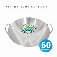 Wajan Stainless Steel jumbo 60 cm/ Wajan Besar 60 cm
