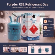 CEO Hardware -  Furyder R32 Refrigerant Gas (3KG/5KG Net Weight) 100% Pure Gas Aircond Rumah