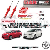 TOYOTA WISH 2.0 ANE10/ANE11 / WISH 2.0(ZGE20 (REAR) GAB SUPER R SPORT HEAVY DUTY GAS SHOCK ABSORBER