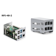 TAKACHI Raspberry Pi 4B ALUMINIUM CASE Model RPI-4B-2