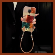 Suitable for meitu t9 Phone Case meitu t8 Retro Color Block diy High-End Feeling t8s Lanyard v6 Glac