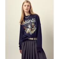 2025ใหม่เสื้อยืด MARDI MERCREDI แขนยาว FLOWERMARDI JARDIN