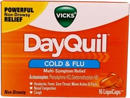 Vicks DayQuil LiquiCaps 16 Count, (Pack of 4)