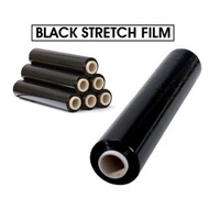 Black Stretch Film 1.8kg x 1 roll Secure Wrapping Parcel Luggage Cling Shrink Packing Plastik Wrap