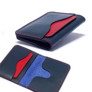 Snap Button Leather Wallet Men's Black Folding Wallet Thisplan Easy Access