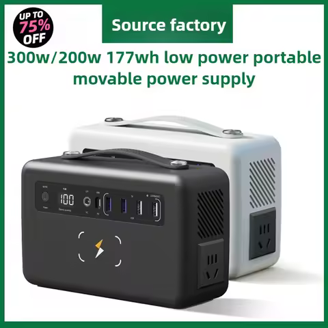 220V 300w 196wh Portable Power Station 200W 52800mAh AC Outlets for Outdoor Camping RV Home Emergenc