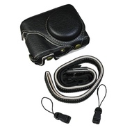 Protective Leather Case For Panasonic Lumix Tz99 Zs99, Dedicated Cover With Bottom Access Port O5e3