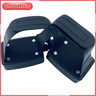 [pugwsl] Exercise Bike Pedals with Straps Reinforced Exercise Cycle Velcro 1-2