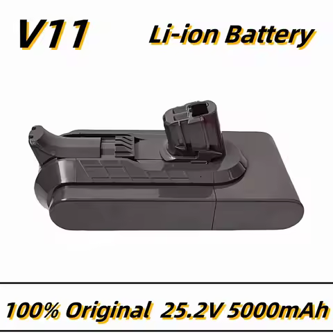 21700 Battery 25.2V 5000mAh for Dyson SV14 SV15 Vacuum Cleaner Fluffy SV15 V11 Absolute Extra V11 Ab