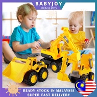 BABYJOY Engineering Car Play Vehicles Big Size Good Quality Strong Plastic Truck Toys for Boys Gifts Lori Mainan Budak