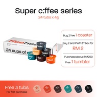 Coffeehead super coffee series instant specialty coffee powder 24 tubs x 4g