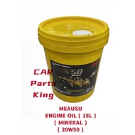 MEAUSU ENGINE OIL MINERAL 20W50 ( 18L )