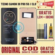 FREE LCD TOUCHSCREEN SCREWDRIVER GLUE TECNO CAMON 30 PRO 5G / CL8 SCREENSENTUH TECNO CAMON SERIES OR
