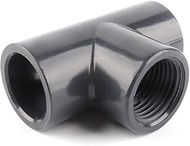 MOLIBAIHUO 1pc 21.34 26.67 33.4mm To 1/2" 3/4" 1" Hi-Quality UPVC Tee Connectors Aquarium Tank Garde