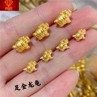 Women style gold 916 Gold Pixiu Bead Charm916 Pure Gold Premium Dragon Turtle Bracelet Gold 916