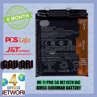 XIOMI Mi 11 Ultra M2102K1G C MI11 21081111RG M11 11T Pro M2102K1AC 5G BM55 5000mAh Battery 11Ultra B