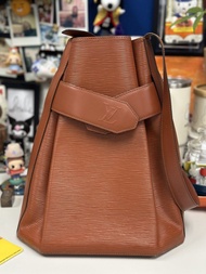 中古 LV Vintage Epi Sac d’Epaule 水波紋八角形水桶袋 水桶包