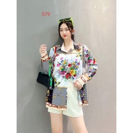 KEMEJA Q4788 Imported new premium fashion motif Shirt Cool Material CT98 / CT99 / CT100 / CT101 / CT