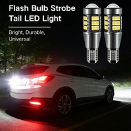 Lampu Tail Strobe Flash Flashing T15 W16W Non-flash Bulb Light Bulb Reverse Motorcycle Car LED