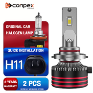 1คู่ ไฟหน้ารถยนต์ conpex M8 PRO 110w 11000LM LED แสงสีขาว  H1 H3 H4 H7 H11 9005 9006 9012 6500K ไฟหน