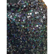 THOUSAND SEQUIN SQUEEN FABRIC - SEQUIN SQUEEN FABRIC - FLASHING SQUEEN - THOUSAND SEQUIN TILLE FABRI