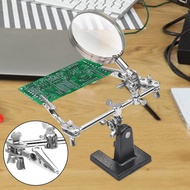 [lzdjlmy1zs] Helping Hand Soldering Station Flexible Helping Arms Multipurpose Workbench