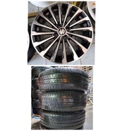 แม็ก Suzuki top ขอบ 16 ใส่ Suzuki Swift Ciaz พร้อมยางเปอร์เซ็นต์สภาพดี