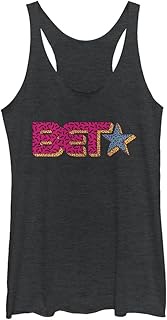 Bet Core 90s Hip Hop Logo Fill Women's Racerback Tank Top