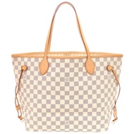 กระเป๋าถือ Louis Vuitton Neverfull MM Damier Azur N51107 รุ่น LV 0562 (มือสอง) ไม่เคยใช้งาน
