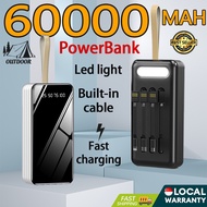 [SG]60000mah super large capacity power bank fast charging powerbank portable charger with LED light