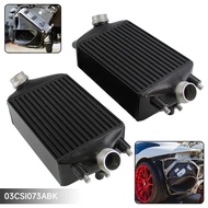 Twin Intercooler High performance Racing Radiators Set Black Fits For Porsche 911 Turbo / Turbo S 99
