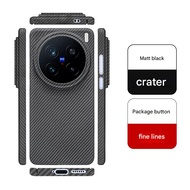 Vivo X200 Pro เคสเคสสำหรับ Vivo คาร์บอนไฟเบอร์แท้ X200 Pro  Aramid Fiber บางพิเศษป้องกันการตกกระแทก 