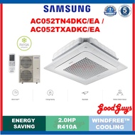 Samsung AC052TN4DKC/EA + AC052TXADKC/EA 2.0HP 4-Way WindFree™ Inverter Cassette Air Conditioner