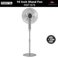 Mistral 16 Inch Stand Fan - MSF1678 (8 Years Warranty On Motor)