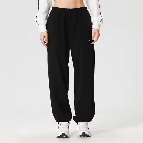 Nike (Nike) Women's Pants with Simple Embroidered Logo, Comfortable and Breathable Sports Casual Pan