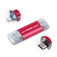 WANSENDA USB 3.1 Photo Stick 128GB 3 in 1 High Speed Flash Drive for Android Phones Type C/USB C Dev