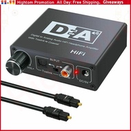HotHiFi 192KHz Optical Coaxial Digital to Analog Audio Converter Adapter Decoder DAC Amp 3.5mm Audio Adapter hightomfan