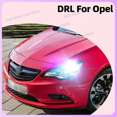 2x Daytime Running Light W21/5W 7443 LED Lamp DRL For Opel Adam Cascada Insignia A Corsa D E Astra J