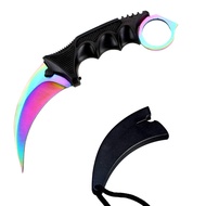 WeTop Karambit Knife, Tactical Combat Karambit Neck Knife, CS-GO Stainless Steel Tactical Knife with