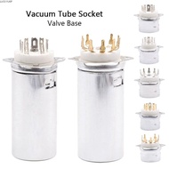 LUCKYUFT 1Pcs Valve Base, Tin-Plated 9Pin B9A Vacuum Tube Socket,  Vintage Audio PCB Mount with Alum