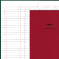 Tropical F4 Hard Cover 3 Columns Foolscap Book Manuscript /Buku Log Kulit Tebal Notebook Hardcover A