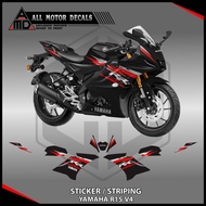 Yamaha R15 V4 Livery Graphic Sticker Decal RR List R15M Striping/ R15 Motorcycle Variation List Stic
