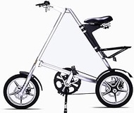 Fashionable Simplicity Ultra Light 16 Bicycle Mini Folding Bike Portable Outdoor Subway Transit Vehicles Foldable Bicycle White 16inch"