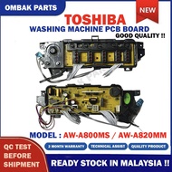 AW-A820MM AW-A800MS Toshiba Washing Machine PCB Board / PANEL BOARD AWA820MM AWA800MS