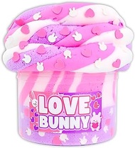 Love Bunny - Hybrid Textured Easter Slime 8 fl/oz - Handmade in USA - Dope Slimes - Purple/Pink