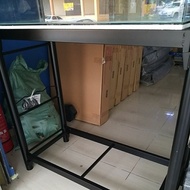 Aquarium Double Stand - Kaki Besi (Dismantle)