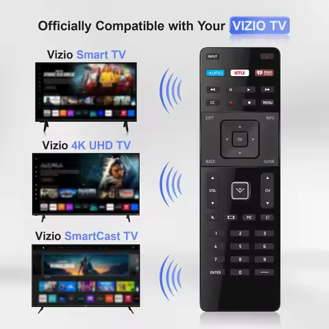 Replacement Remote Control for Vizio Smart TV Infrared Remote Control Compatible with Vizio SmartCas