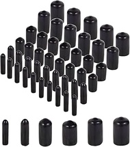 Aleric Rubber End Caps 60pcs Flexible Screw Thread Protector Caps Bolt Cover Rubber Bolt Covers Caps